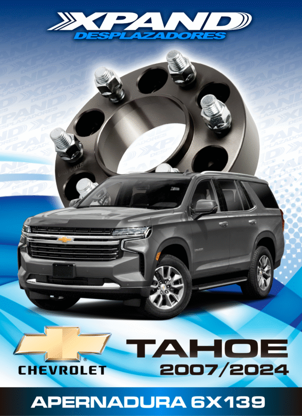 Desplazador Chevrolet Tahoe / 2″ Pulgadas / Año 1995-2025