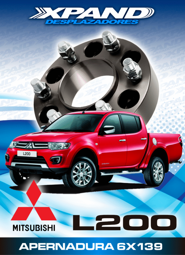 Desplazador Mitsubishi L200 / 2″ Pulgadas / Año 2006-2025