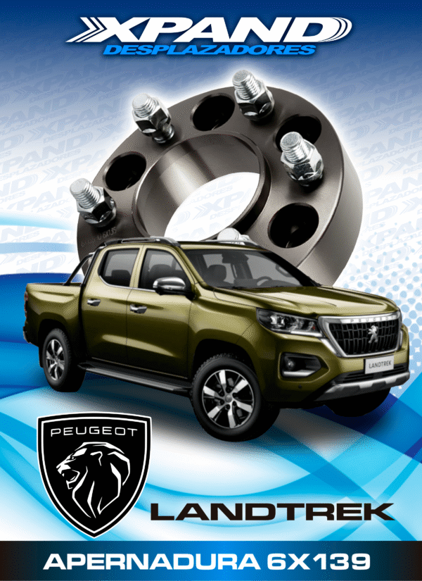 Desplazador Peugeot Landtrek / 2″ Pulgadas / Año 2020-2025