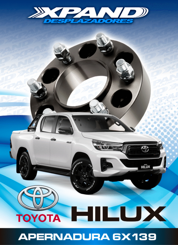 Desplazador Toyota Hilux / 1″ Pulgada / Año 1978-2025